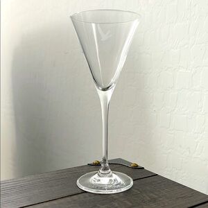 Grey Goose Long Stemmed Vodka Martini Glass Clear 4.5oz ; Etched